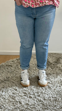 MOM WIDE LEG JEANS MERK GOODIES DJ2456 (40 bis 48) - GRAU