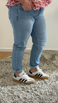 MOM WIDE LEG JEANS MERK GOODIES DJ2456 (40 bis 48) - GRAU