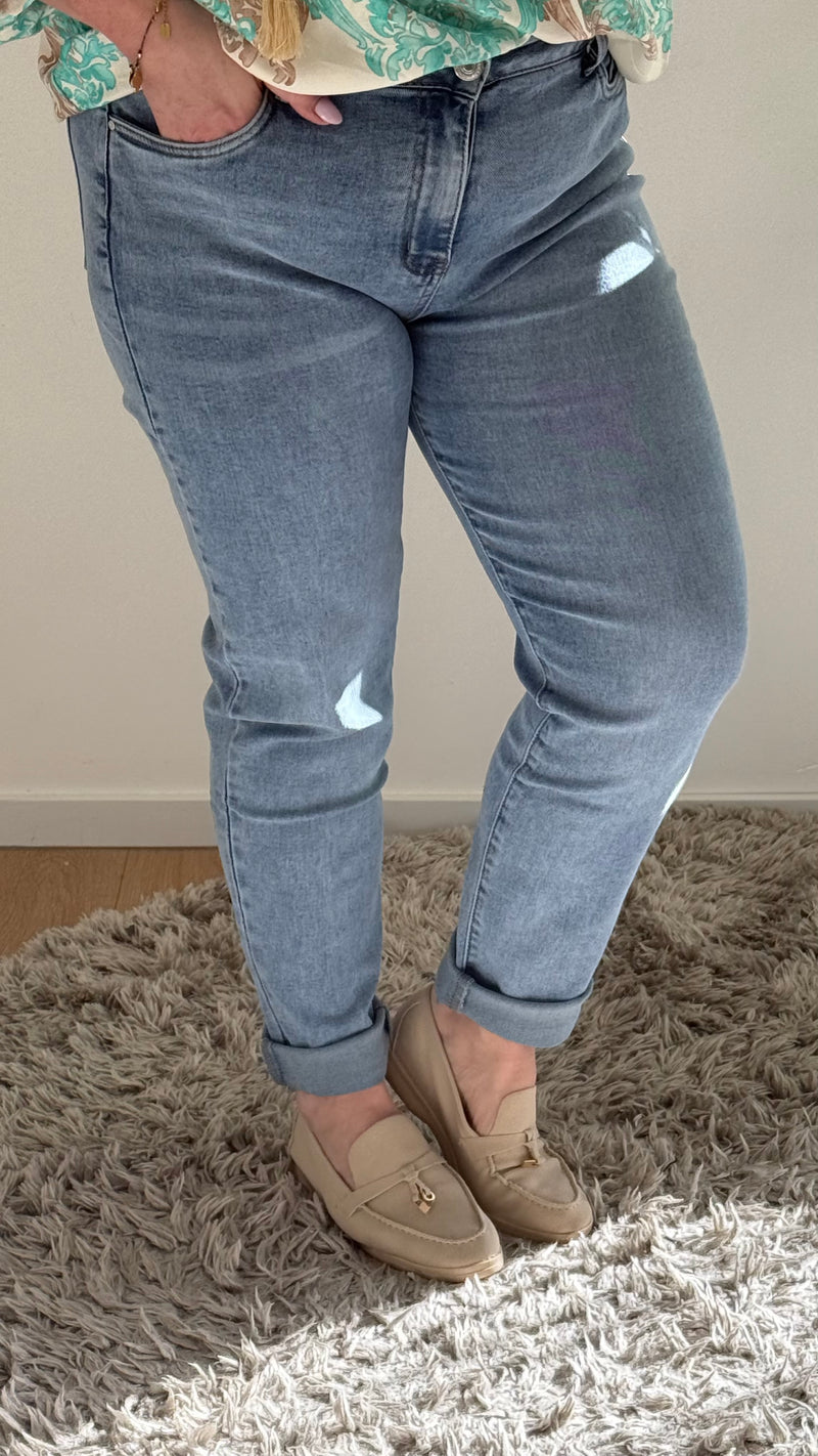 GOODIES JEANS MOM FIT DENIM - DJ2692
