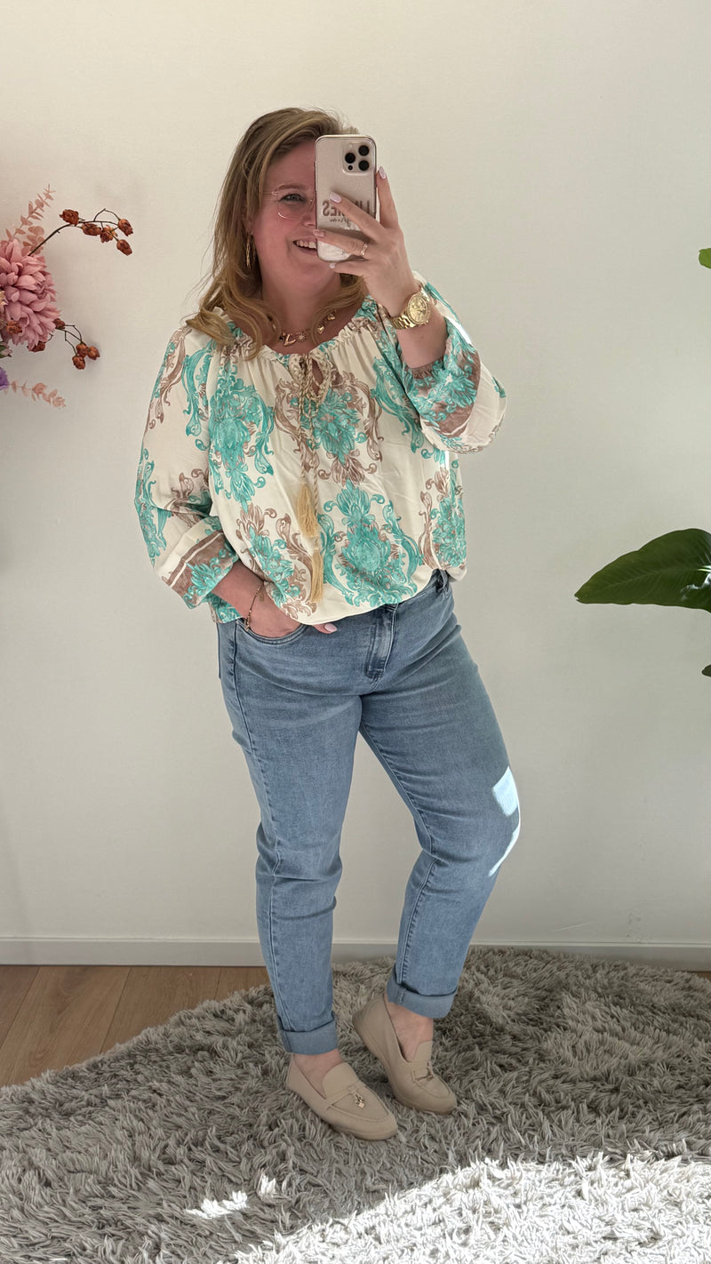 GOODIES JEANS MOM FIT DENIM - DJ2692