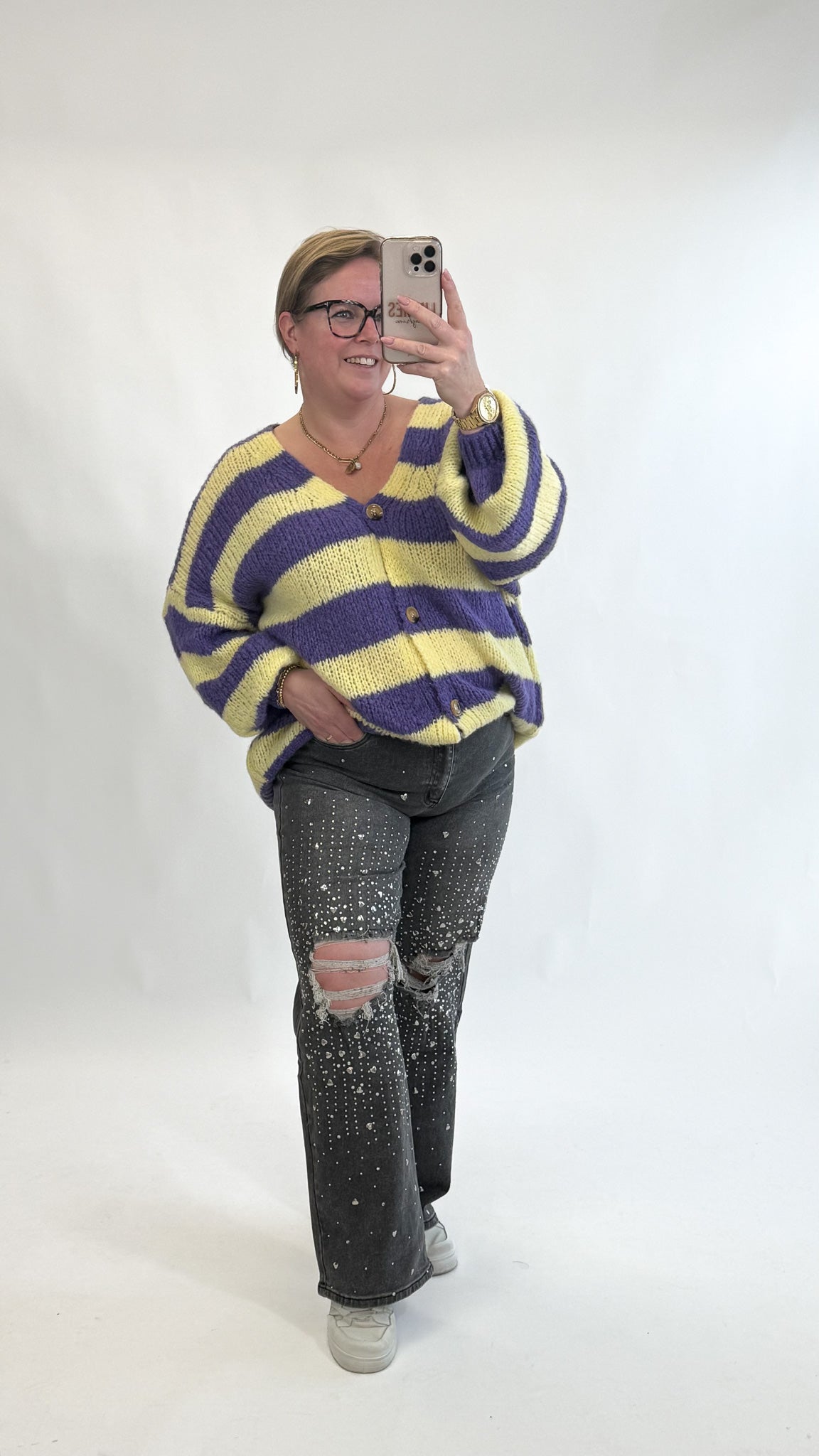 MONDAY JEANS WIDE LEG ZWART GEWASSEN - PPSA6063-6