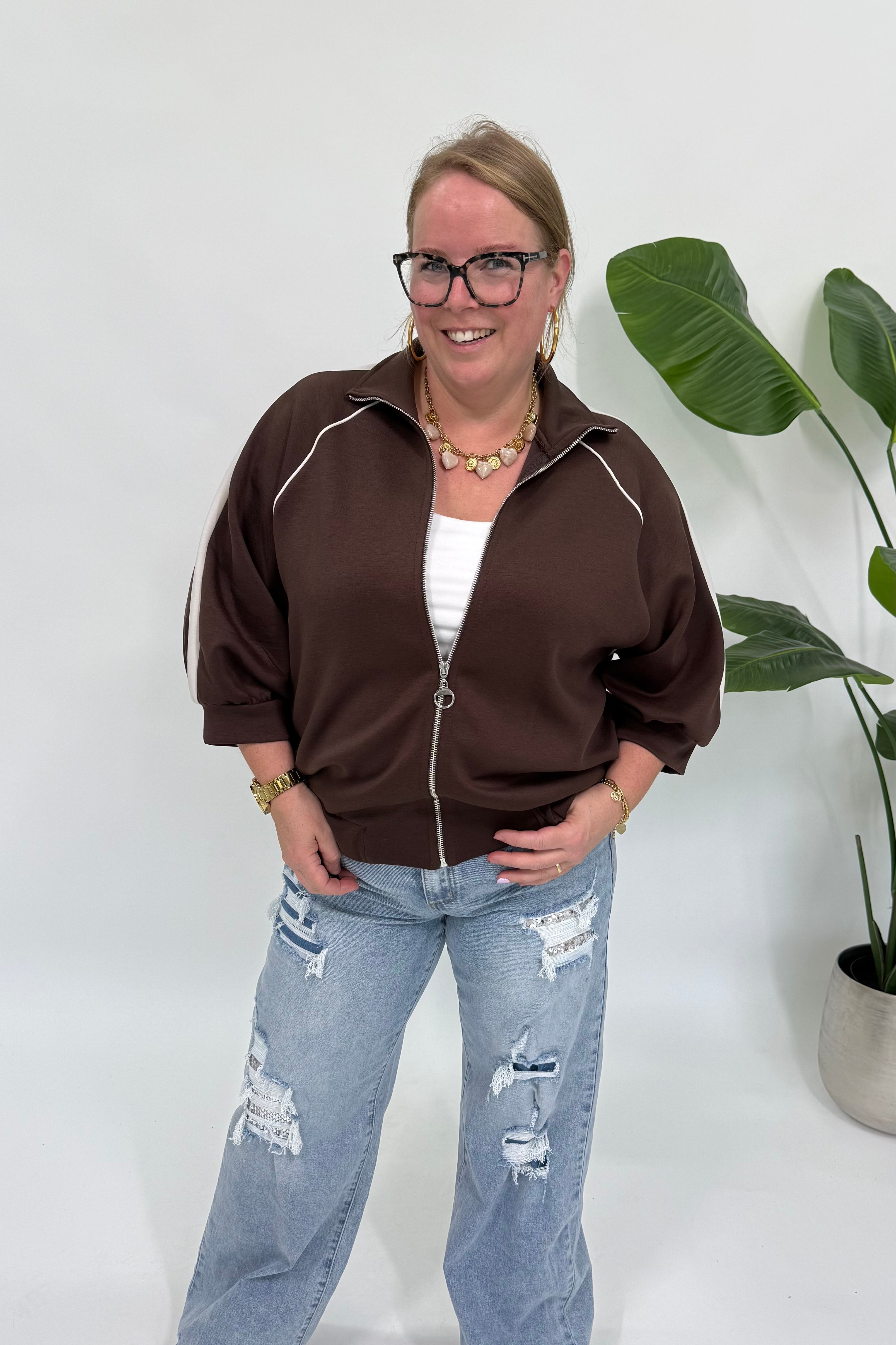SPORTI BOMBER VEST ESPRESSO