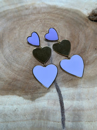OORBELLEN TRIPLE KLEUR