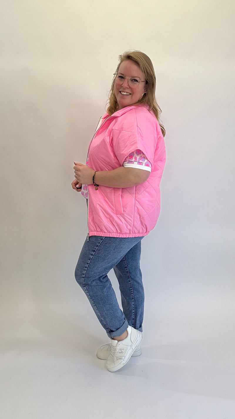 BO DENIM WESTE (38 BIS 50) - SCHWARZ