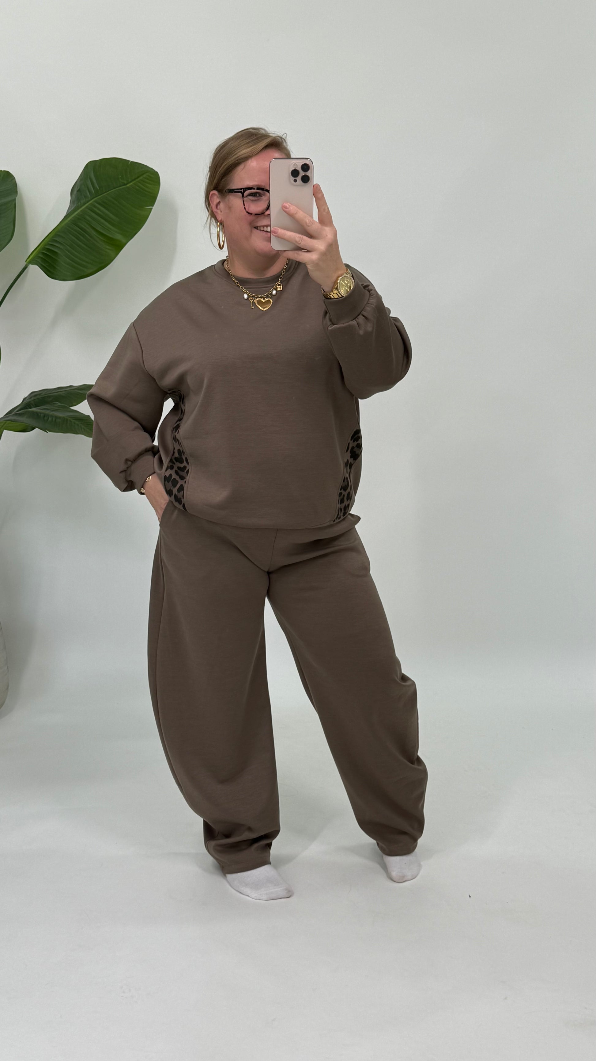 BARREL JOGGER TAUPE
