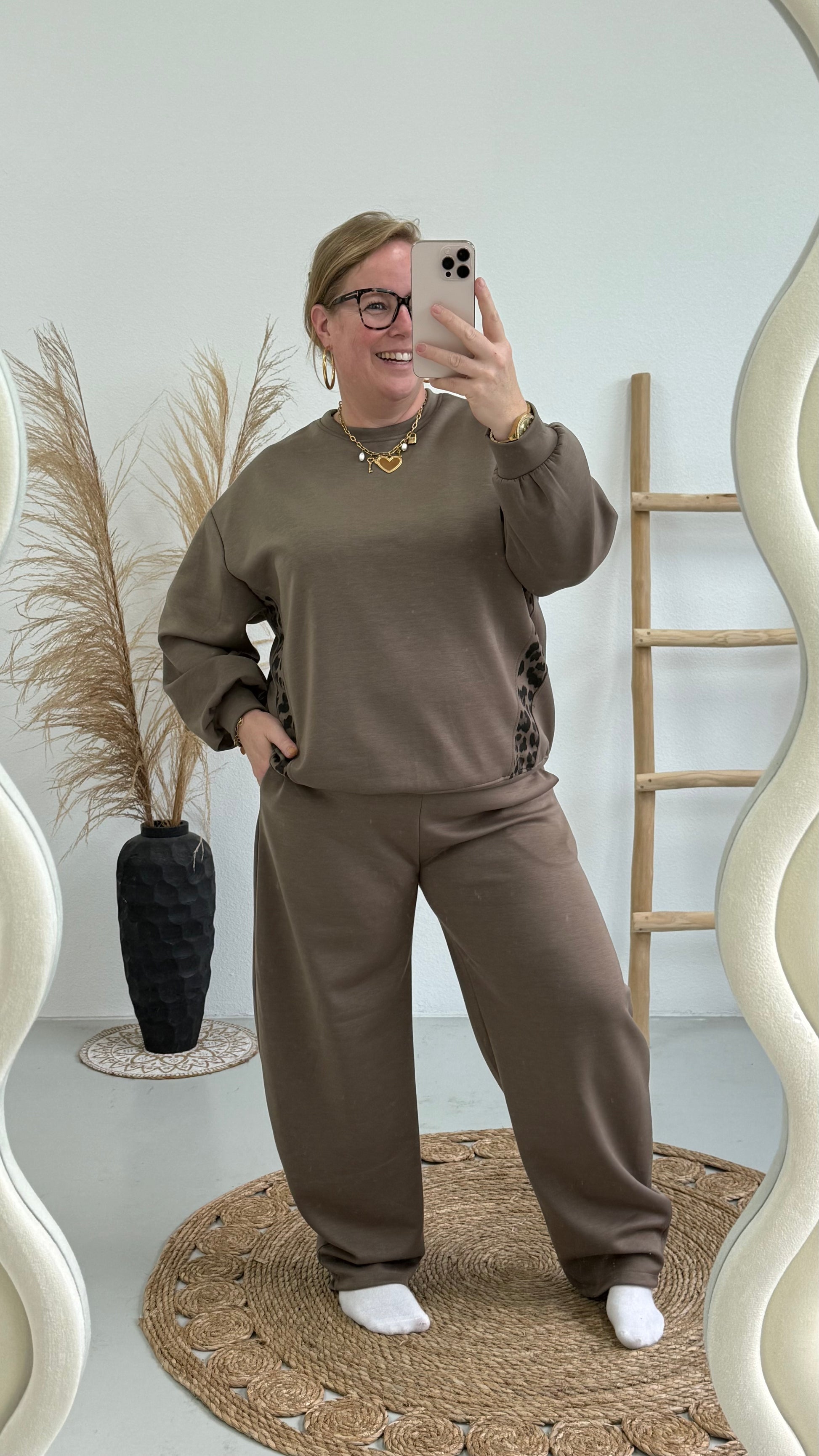 BARREL JOGGER TAUPE