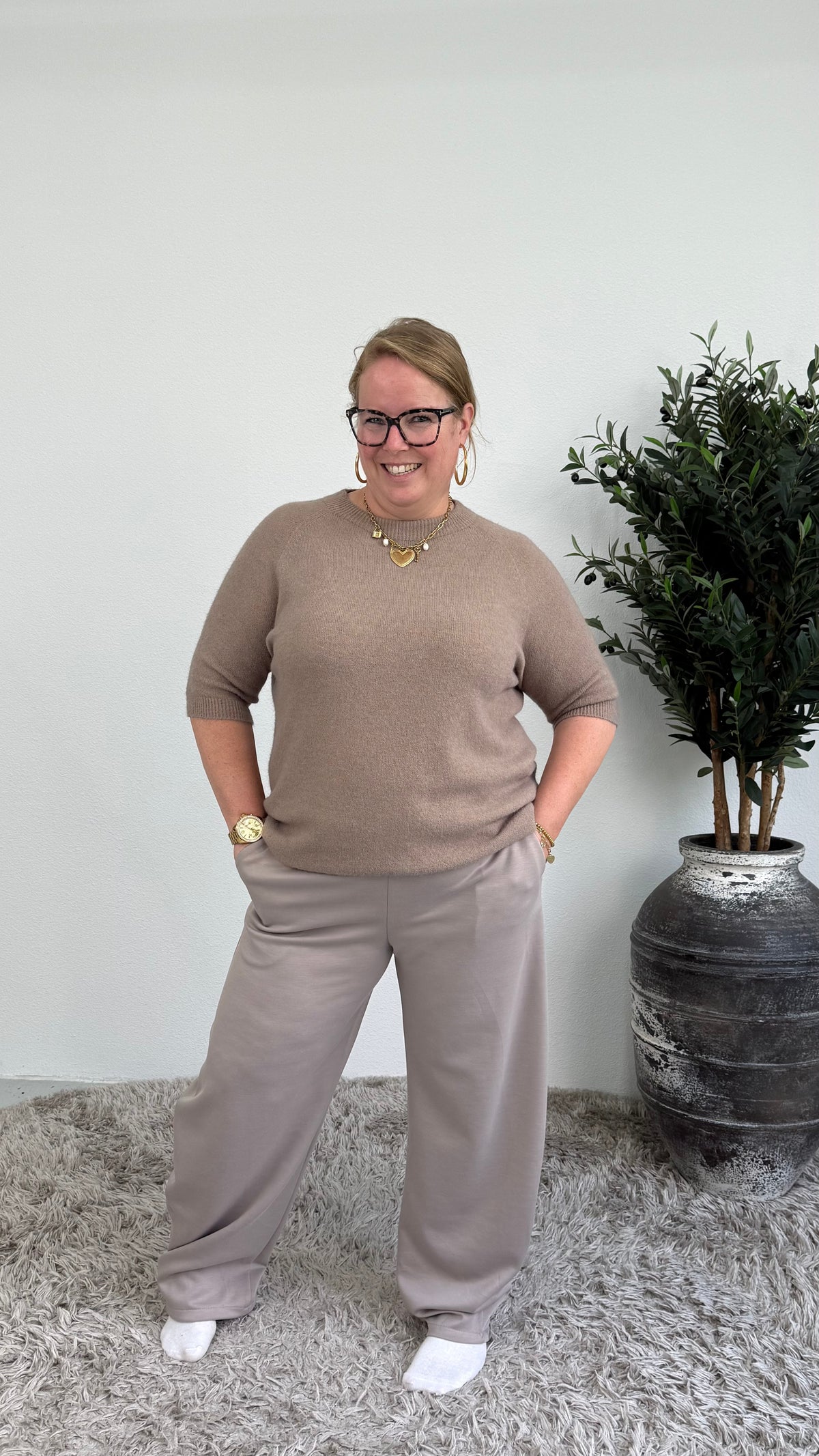 BARREL JOGGER BEIGE