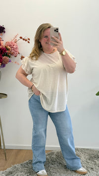 LINNEN LOOK ROEZEL TOP - 1394