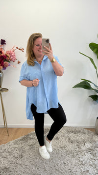 LINNEN LOOK BLOUSE - 1406