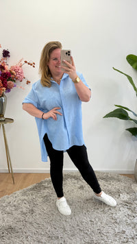 LINNEN LOOK BLOUSE - 1406