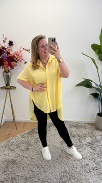 LINNEN LOOK BLOUSE - 1406