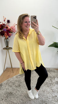 LINNEN LOOK BLOUSE - 1406