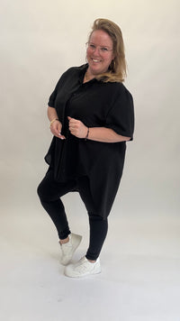 LINNEN LOOK BLOUSE - 1406