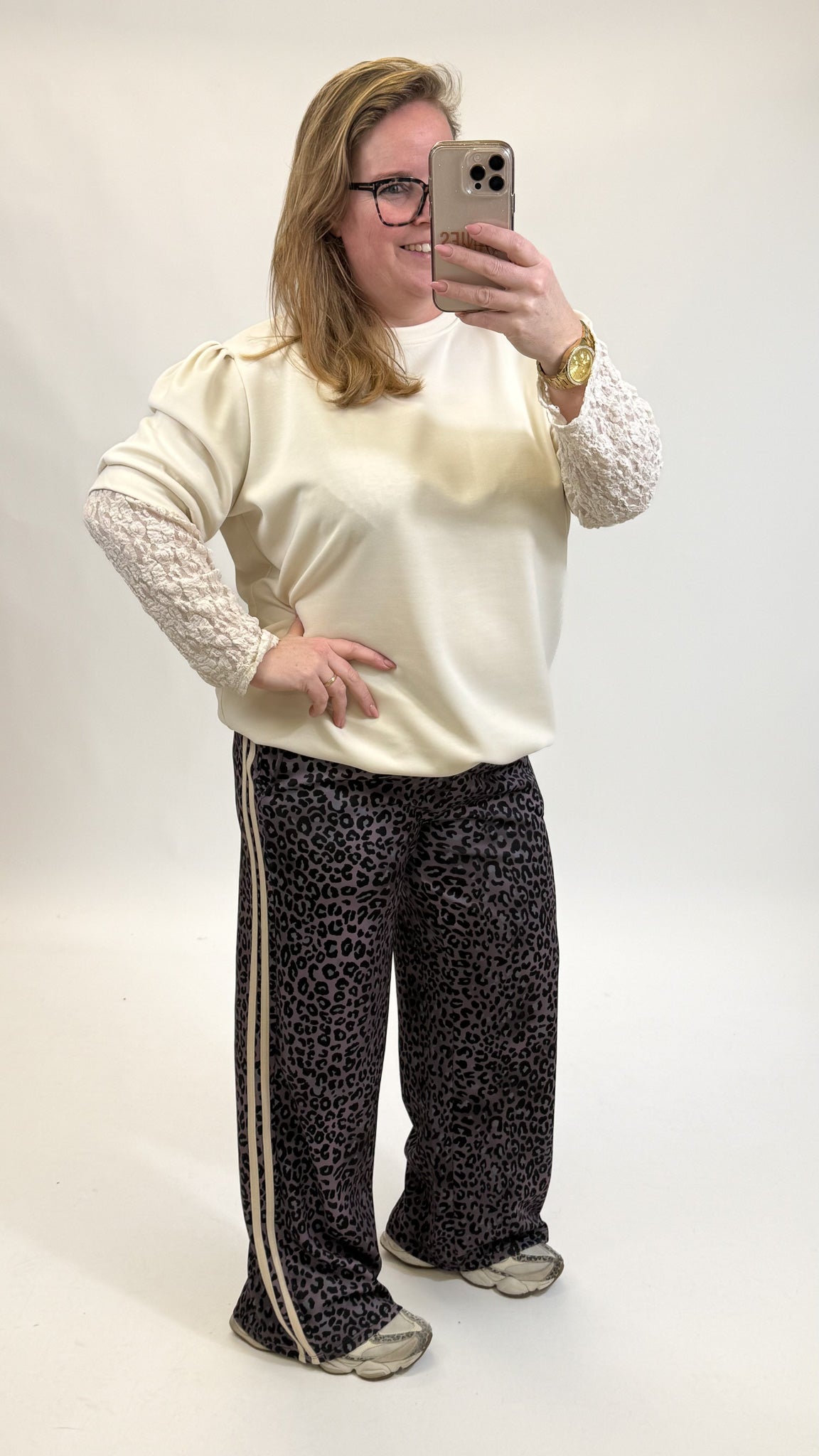 FLAIR REISEHOSE (36 bis 52) - ZWART