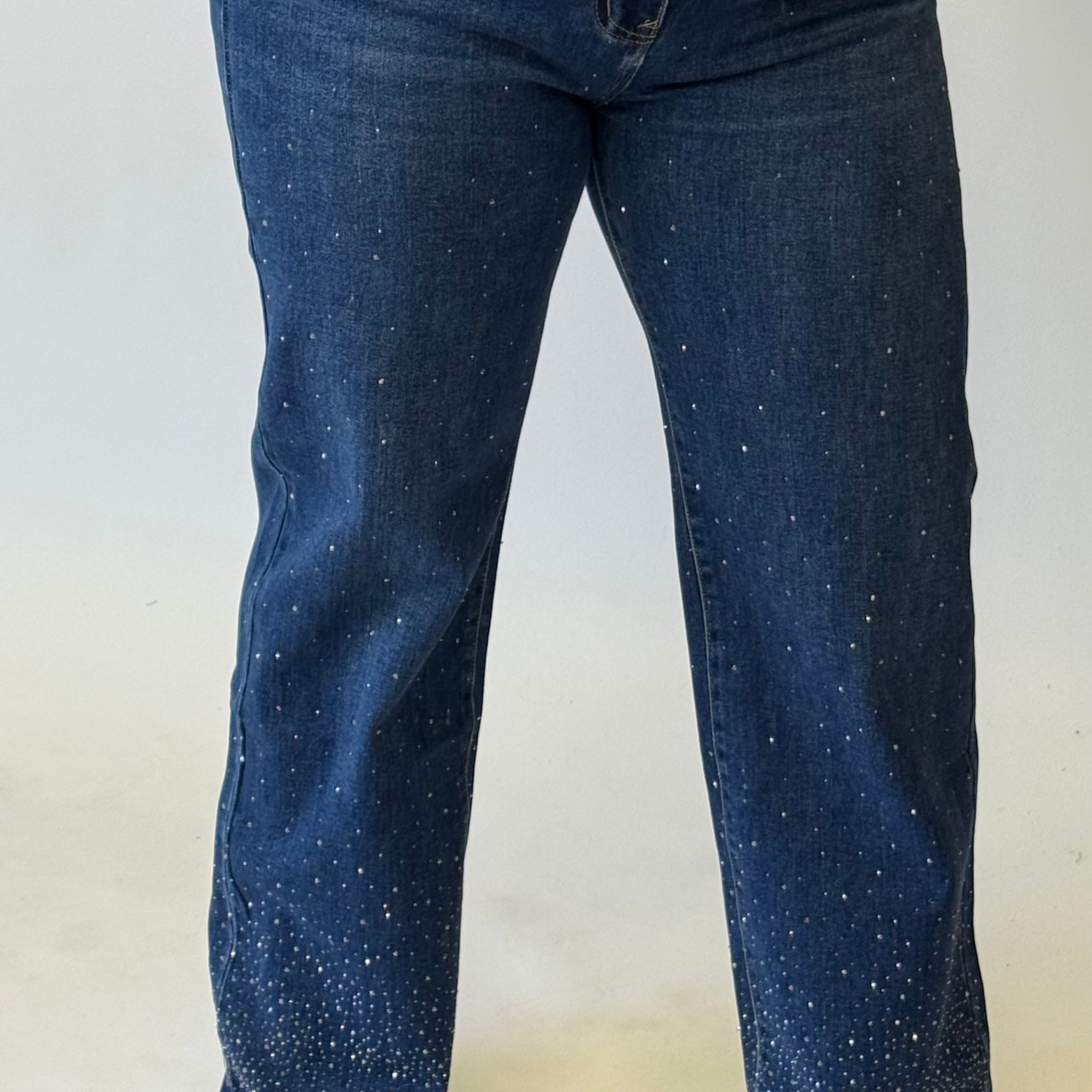 G-SMACK DIAMOND WIDE LEGG DENIM - SKM1099