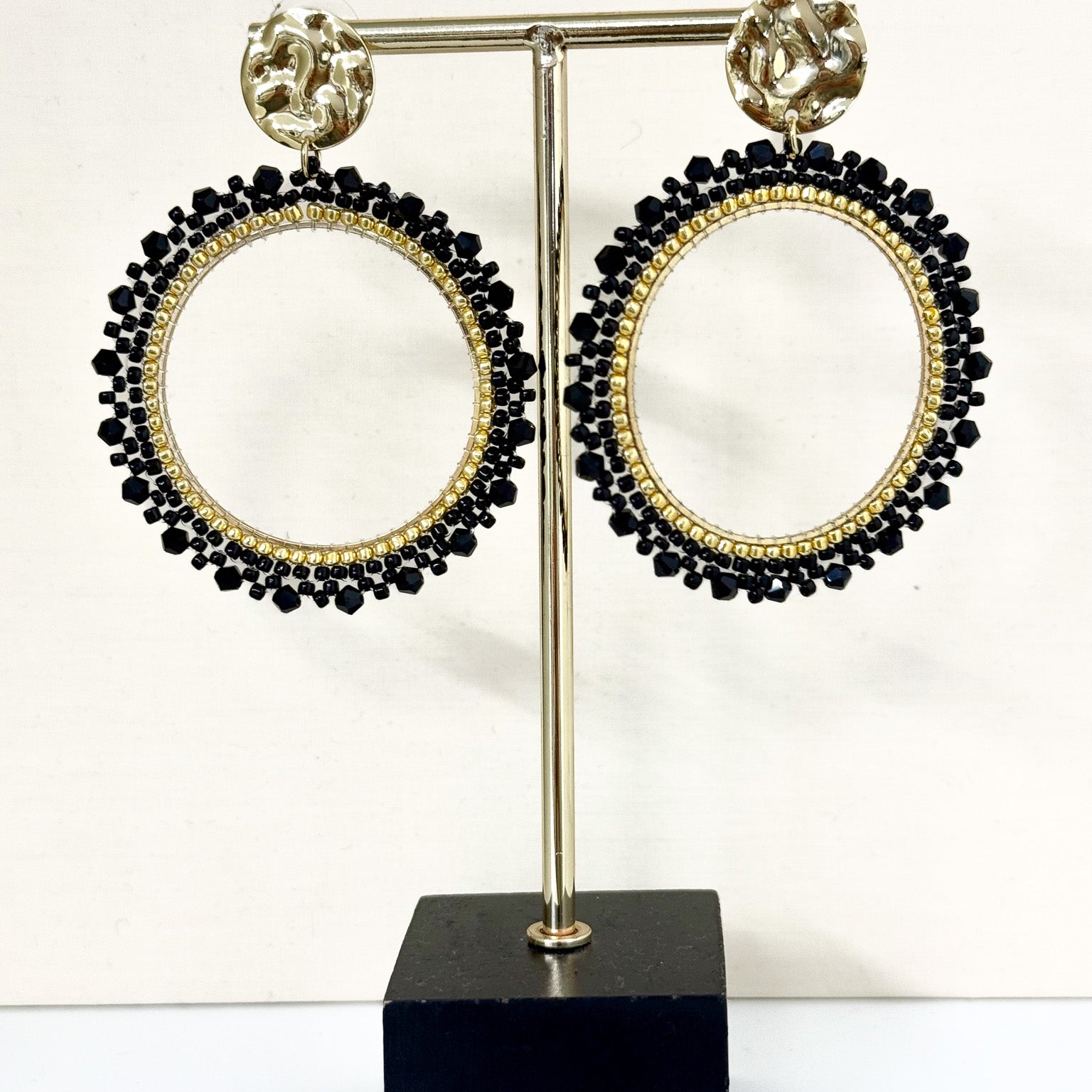 BEADED HOOPS