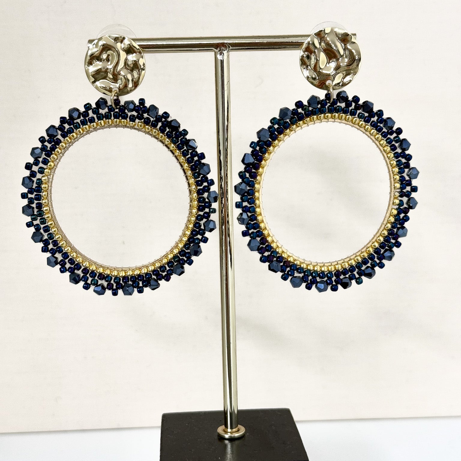 BEADED HOOPS