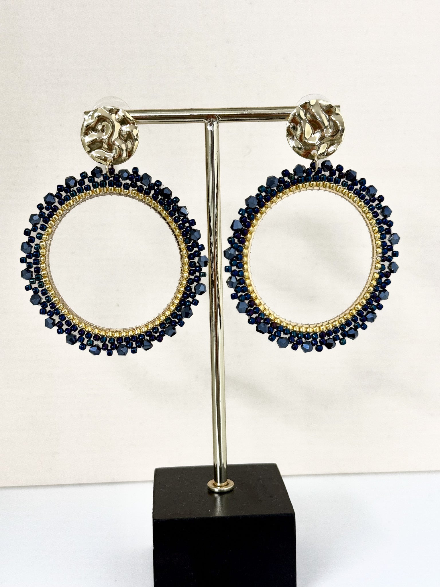 BEADED HOOPS