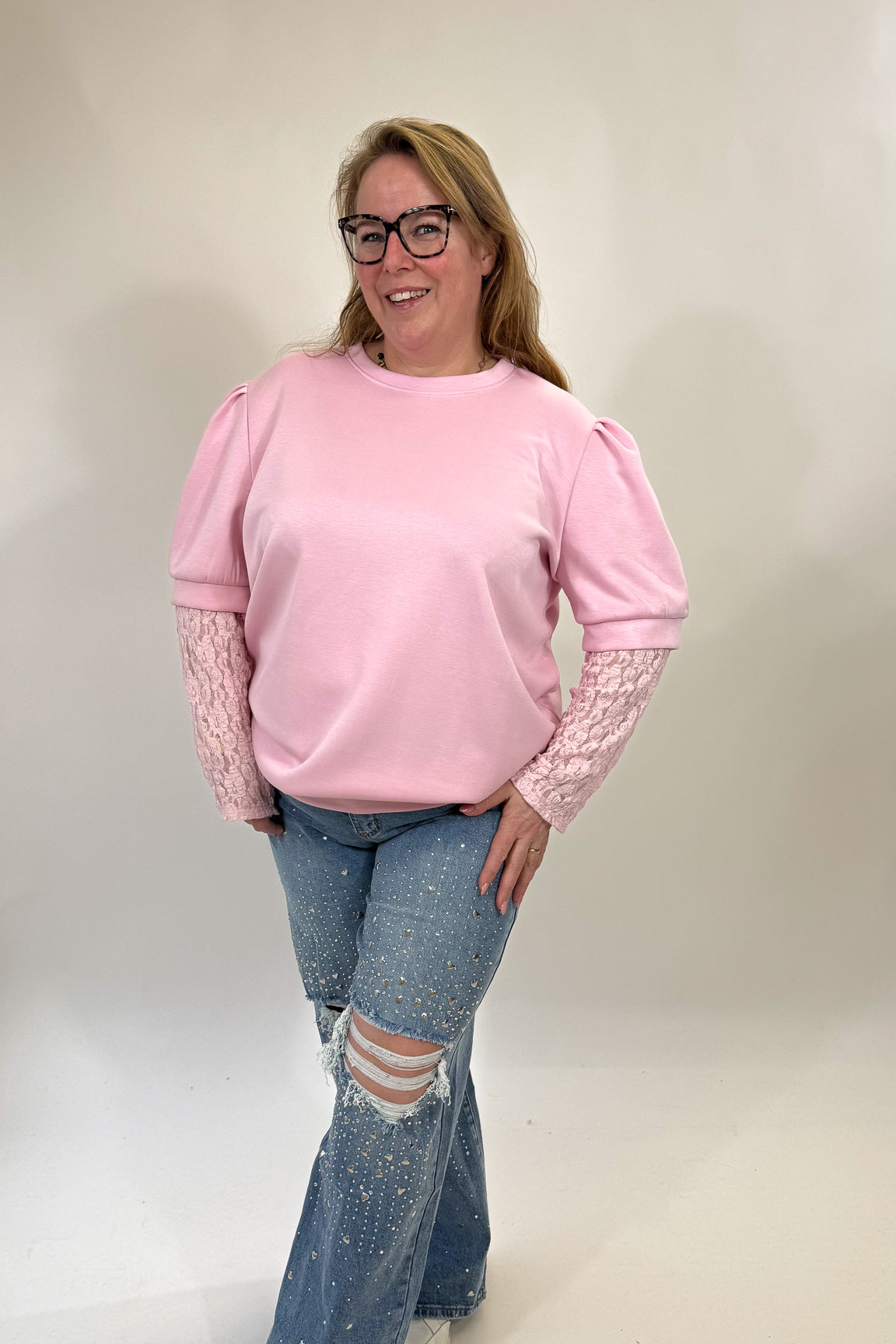 POF MOUW LACE TOP - 1932