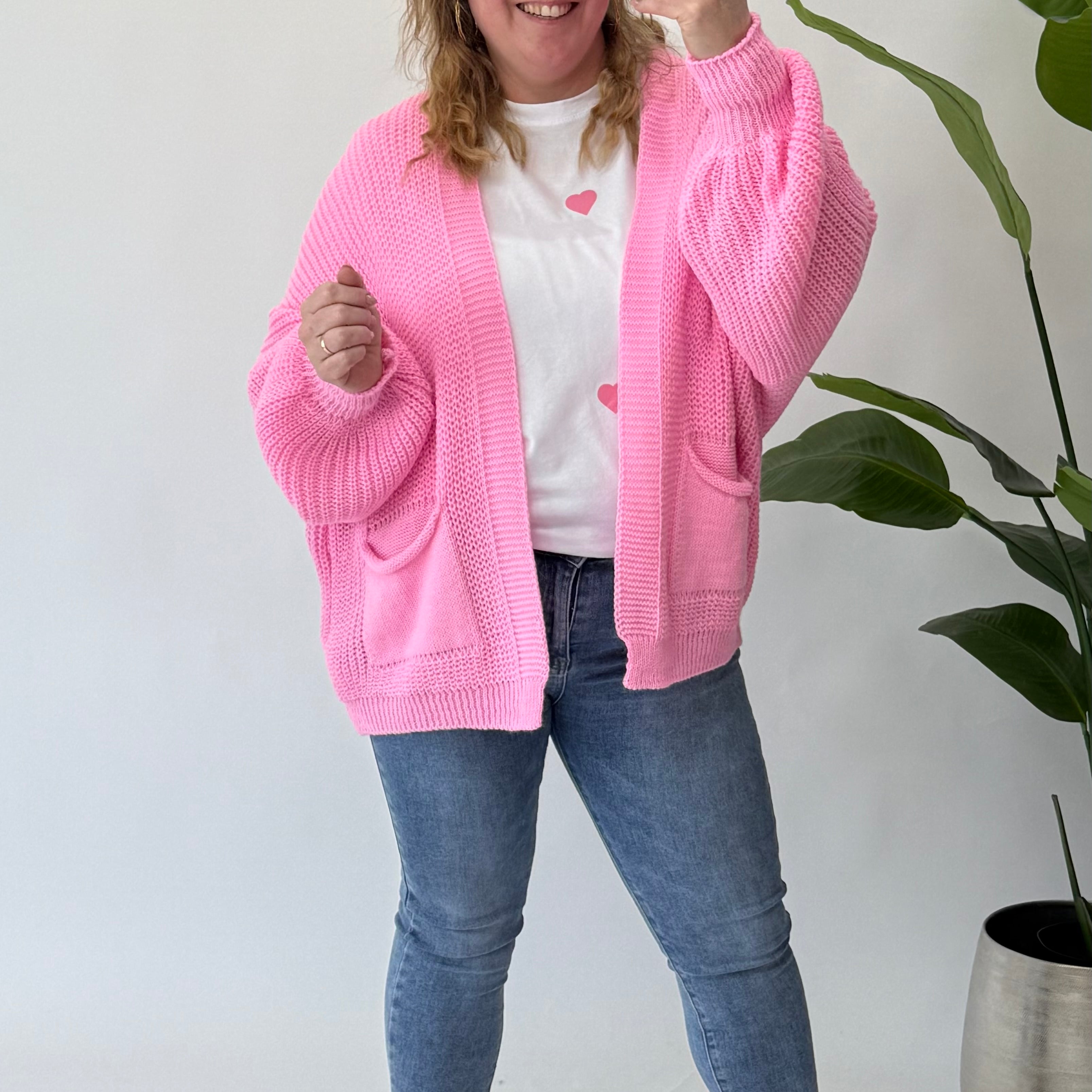VEST NIVA KORT LINNIES ROZE