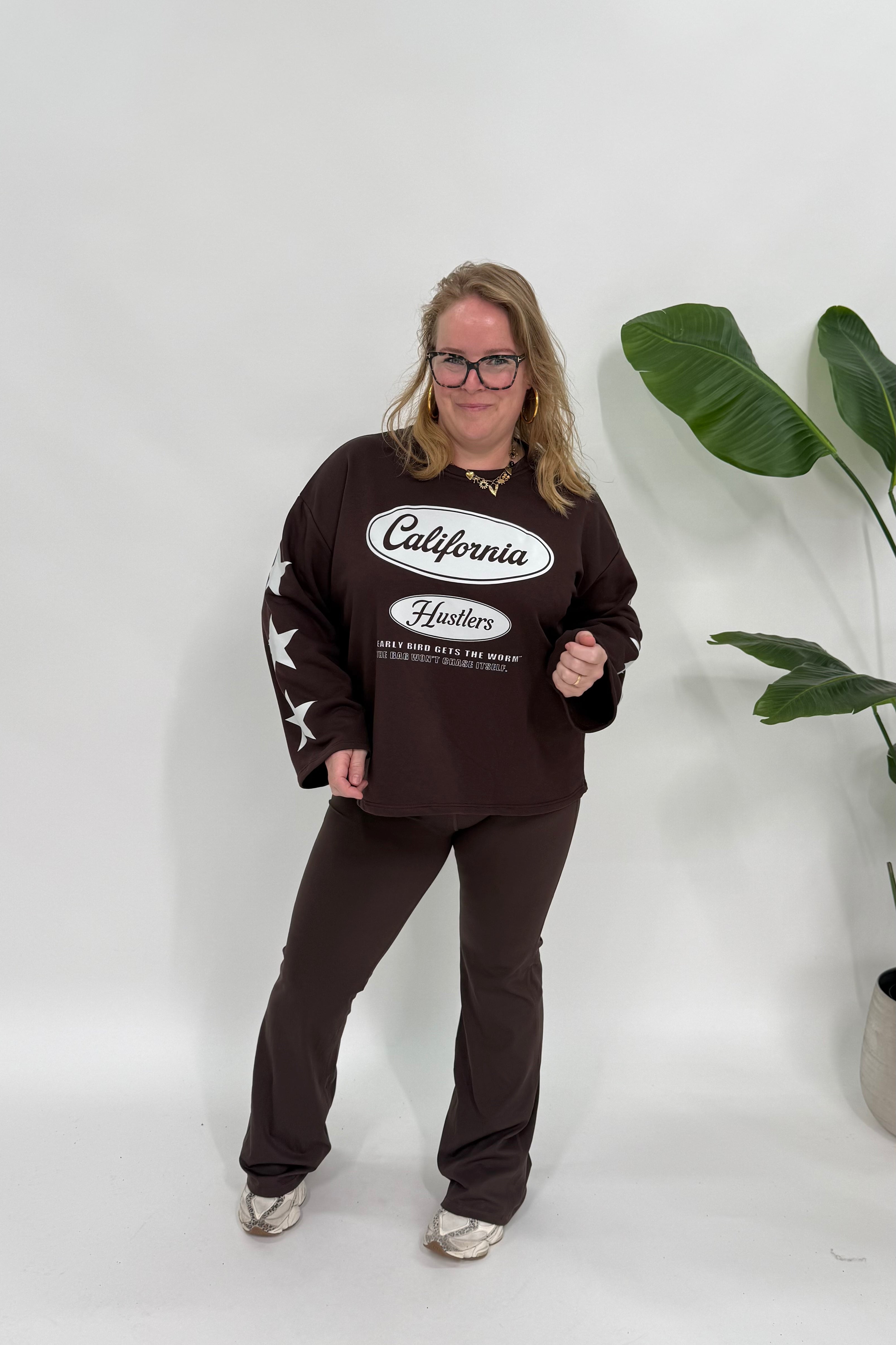 CALIFORNIA STAR SWEATER ESPRESSO