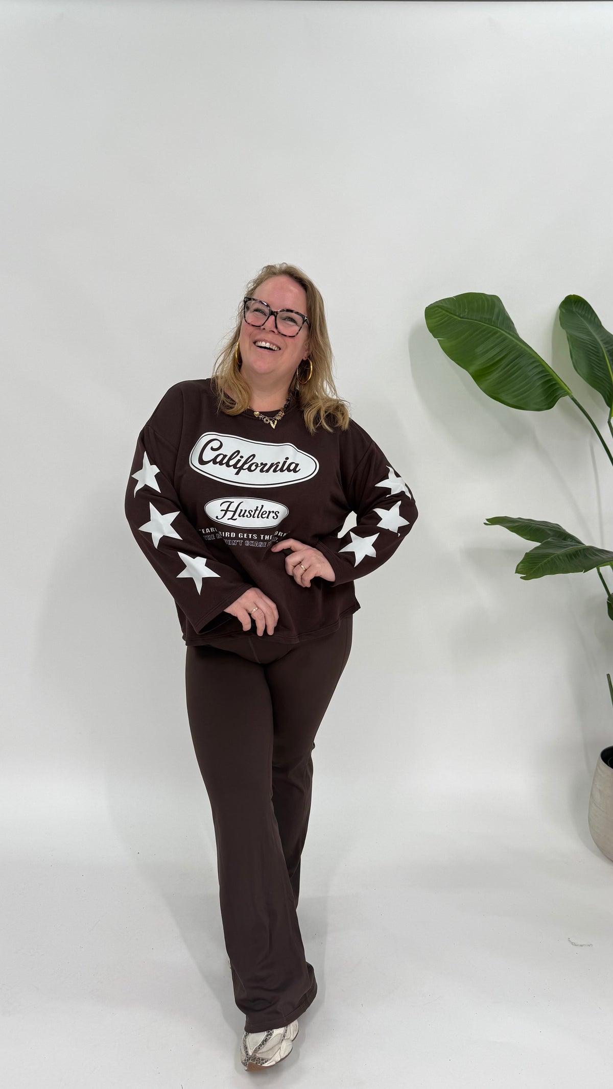 CALIFORNIA STAR SWEATER ESPRESSO