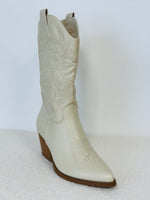 COWBOY BOOTS - BEIGE
