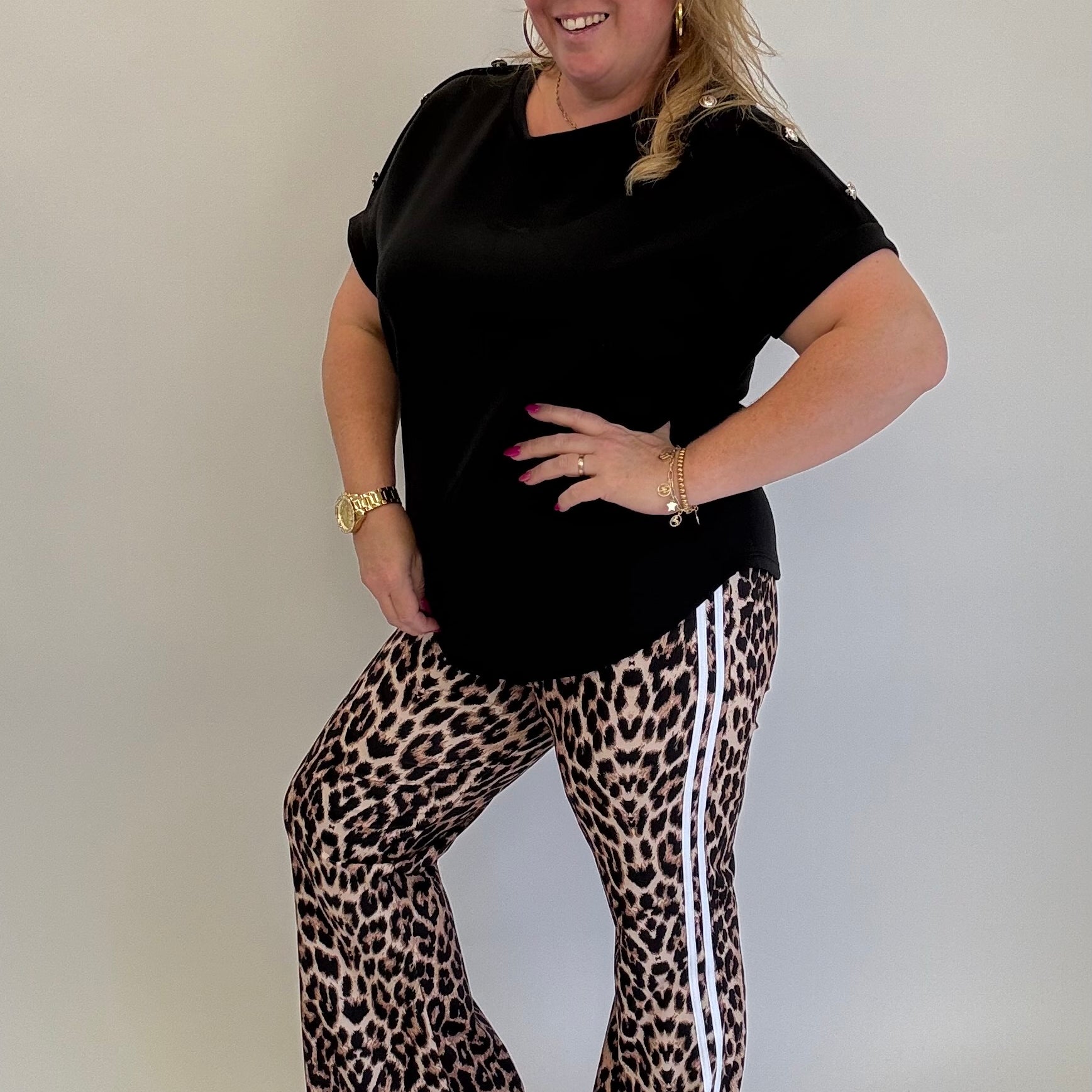 LEOPARD SPORTI FLARED - 1687