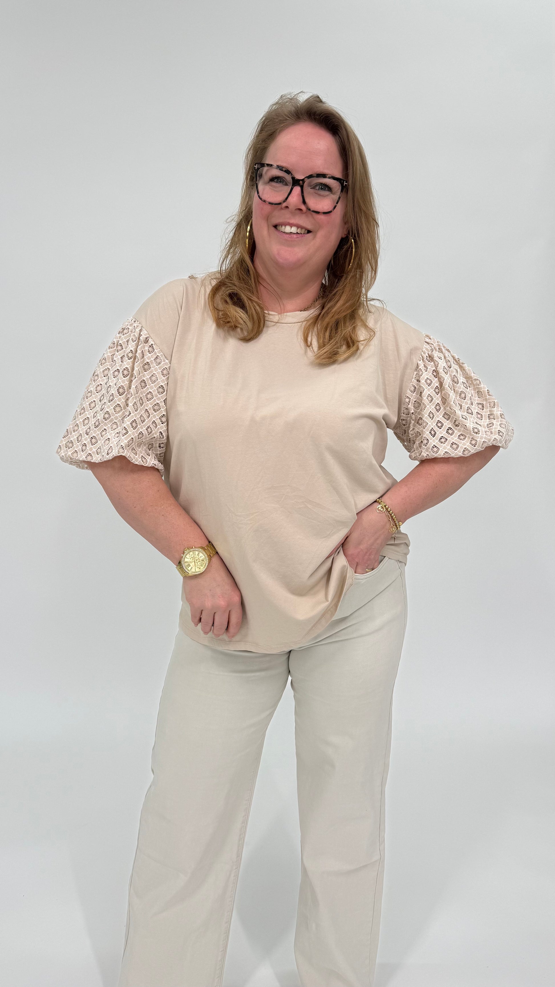 MOM WIDE LEG JEANS MERK GOODIES DJ2456 (40 bis 48) - GRAU