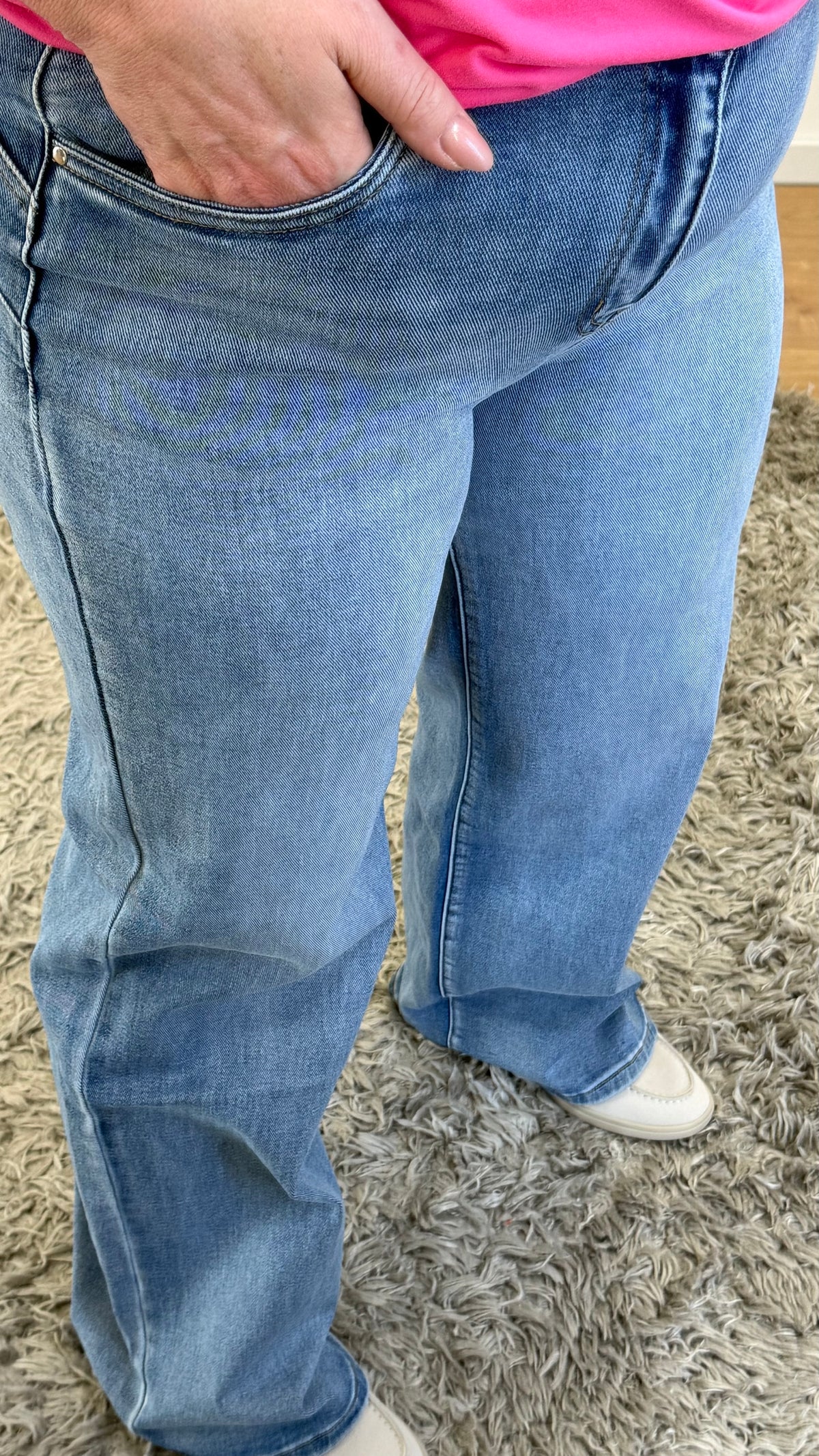 GOODIES JEANS WIDE LEGG DENIM  - DJ2590
