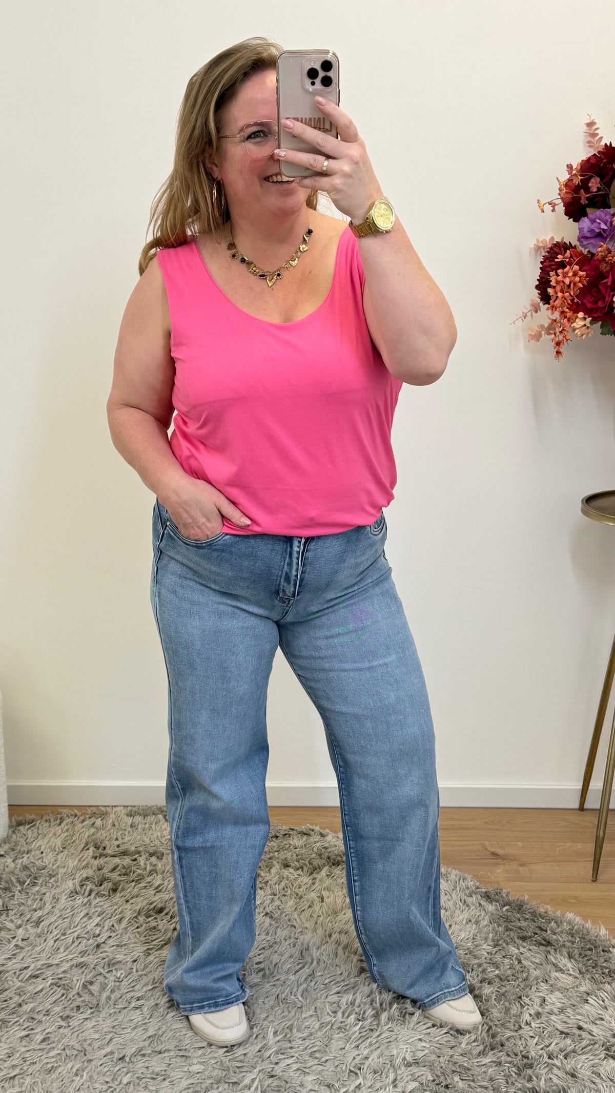 GOODIES JEANS WIDE LEGG DENIM  - DJ2590