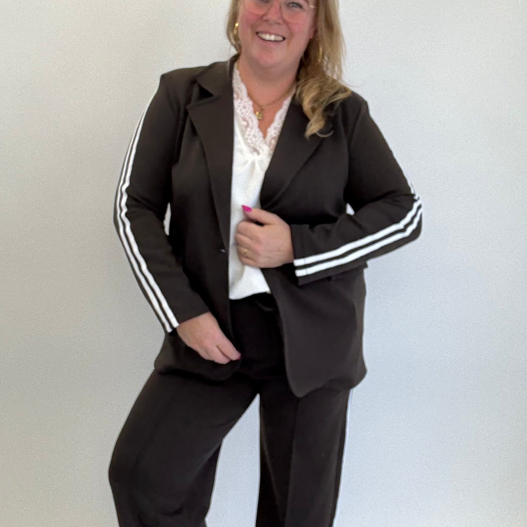 BLAZER STREEP PAK 2-DELIGE SET - 1679