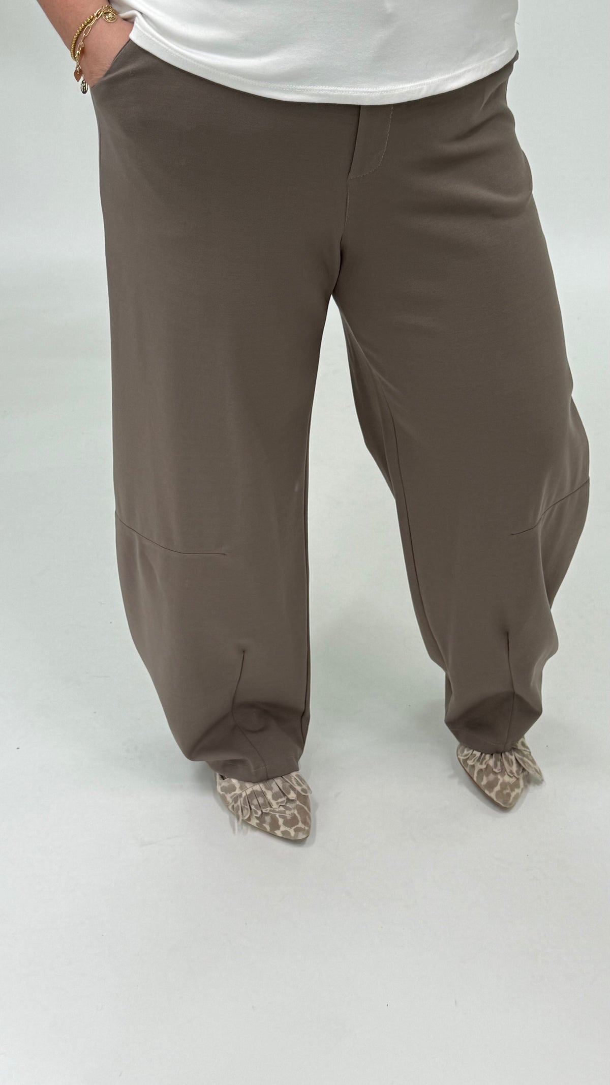 BARREL PANTALON TAUPE