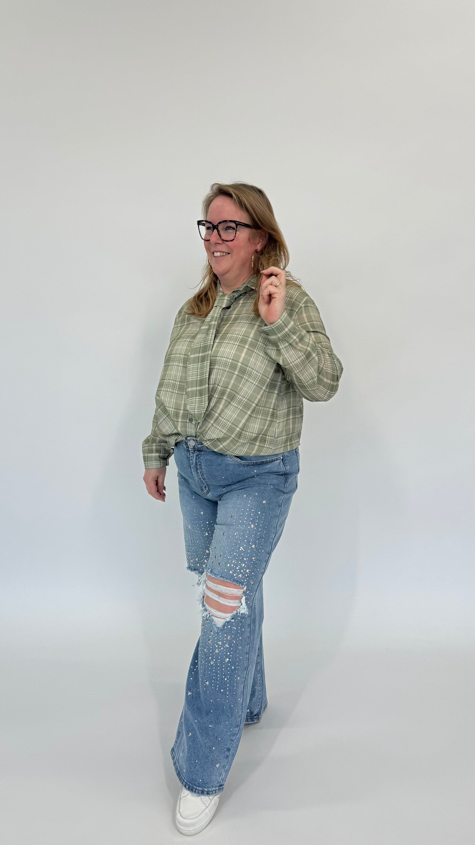 VISCOSE BLOUSE STROPDAS - 1944