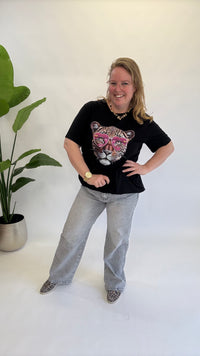 MOM WIDE LEG JEANS MERK GOODIES DJ2456 (40 bis 48) - GRAU