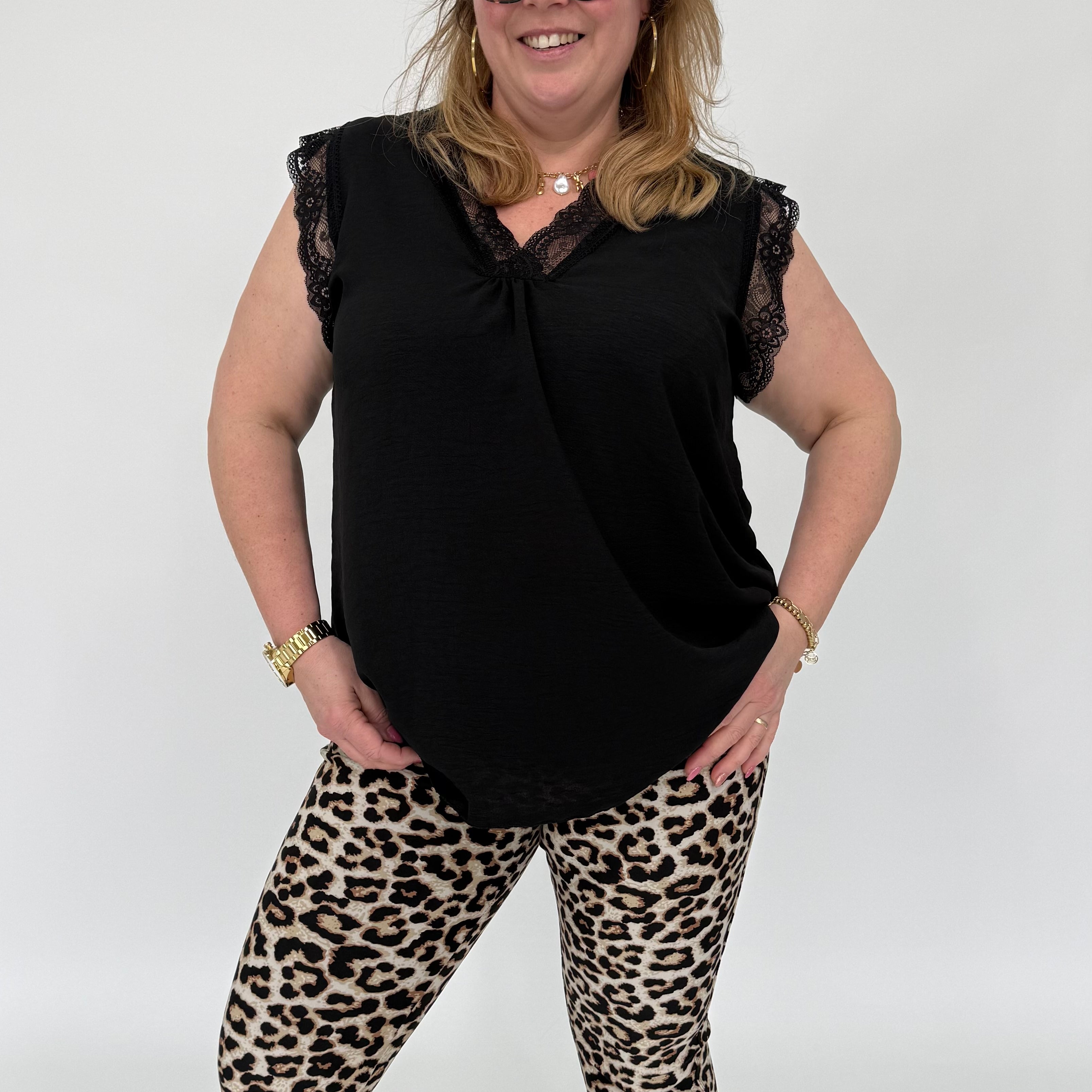 MILA TOP ZWART