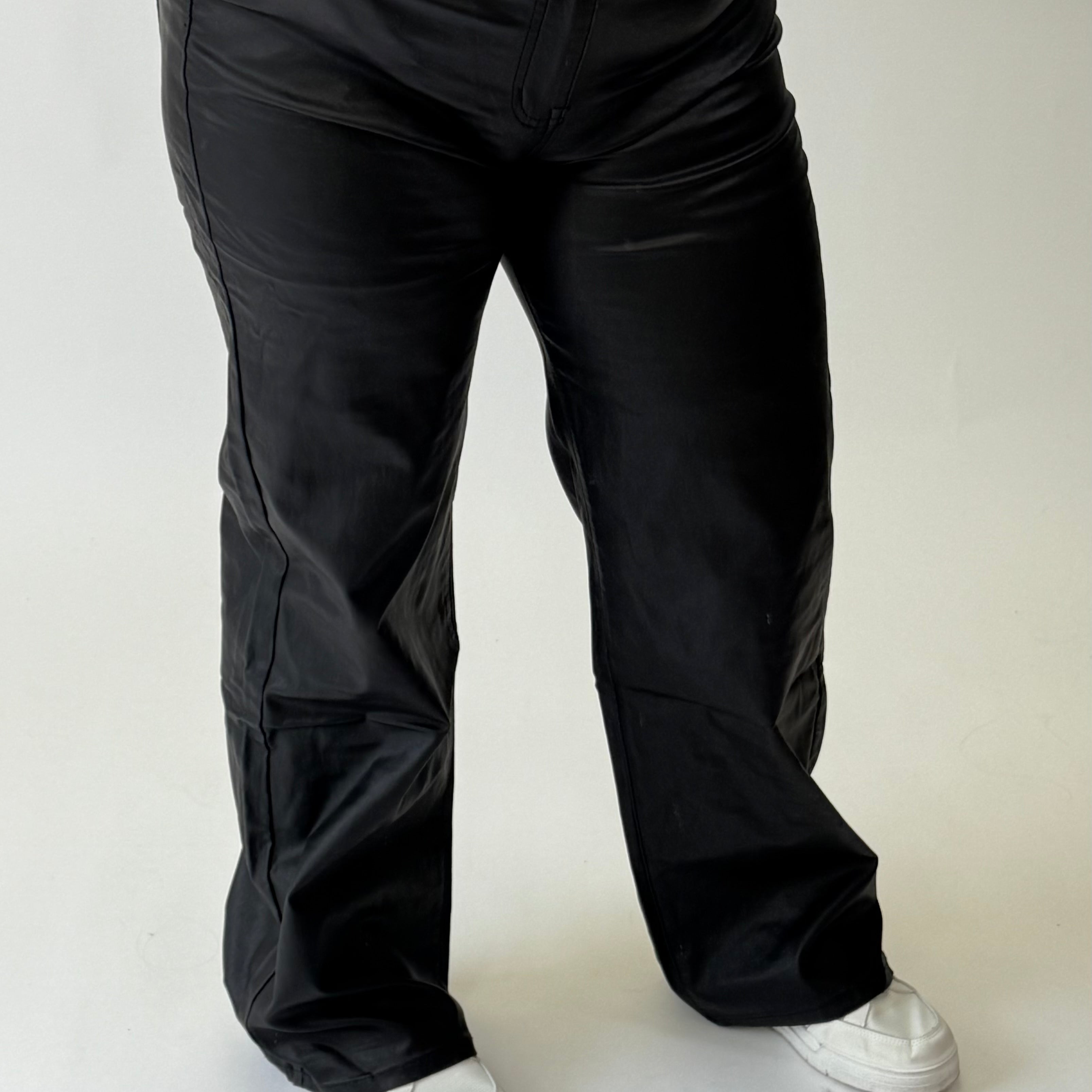 GOODIES WIDE LEGG LEATHER LOOK  - DJ2686