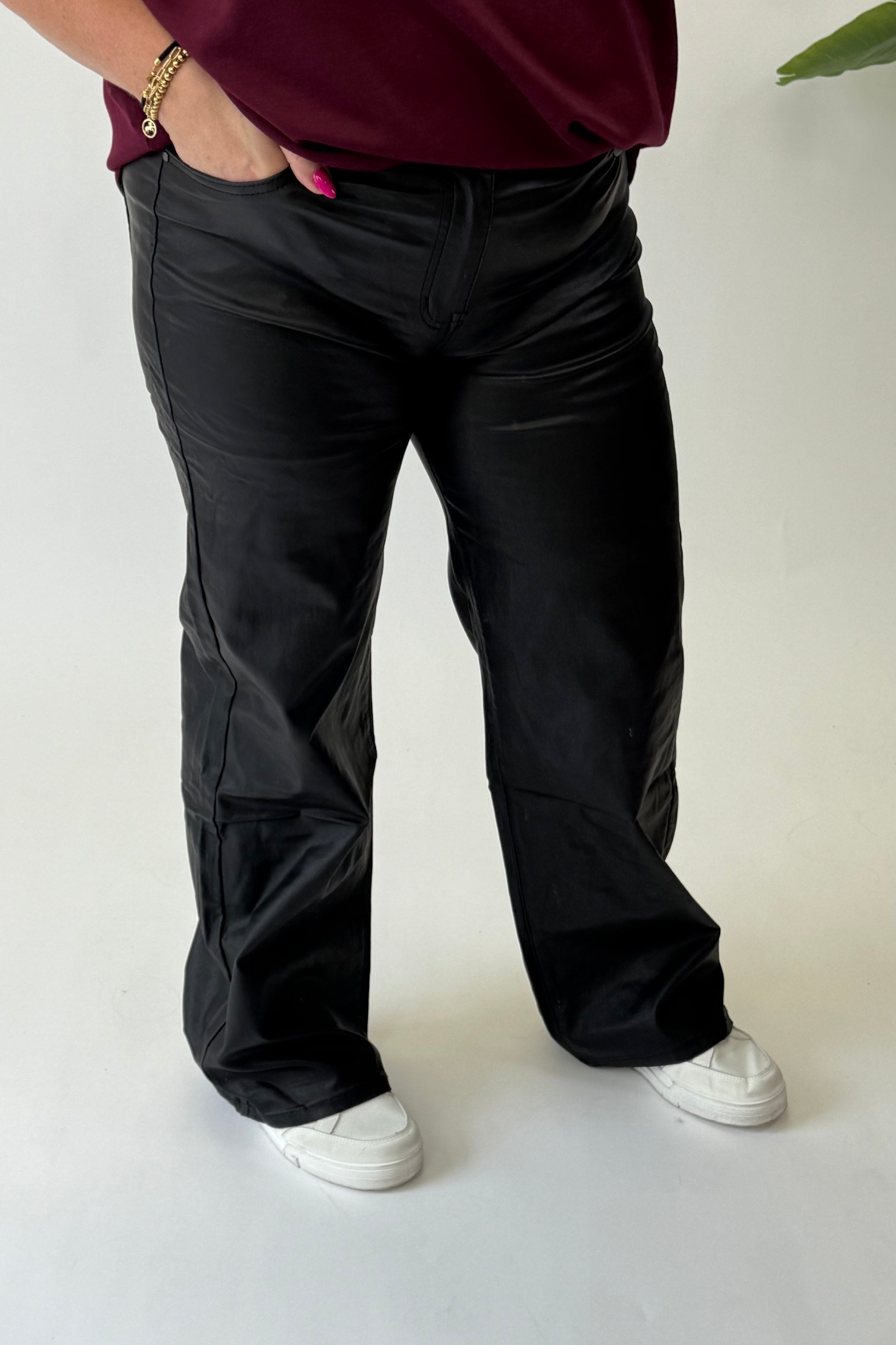 MOM WIDE LEG JEANS MERK GOODIES DJ2456 (40 bis 48) - GRAU