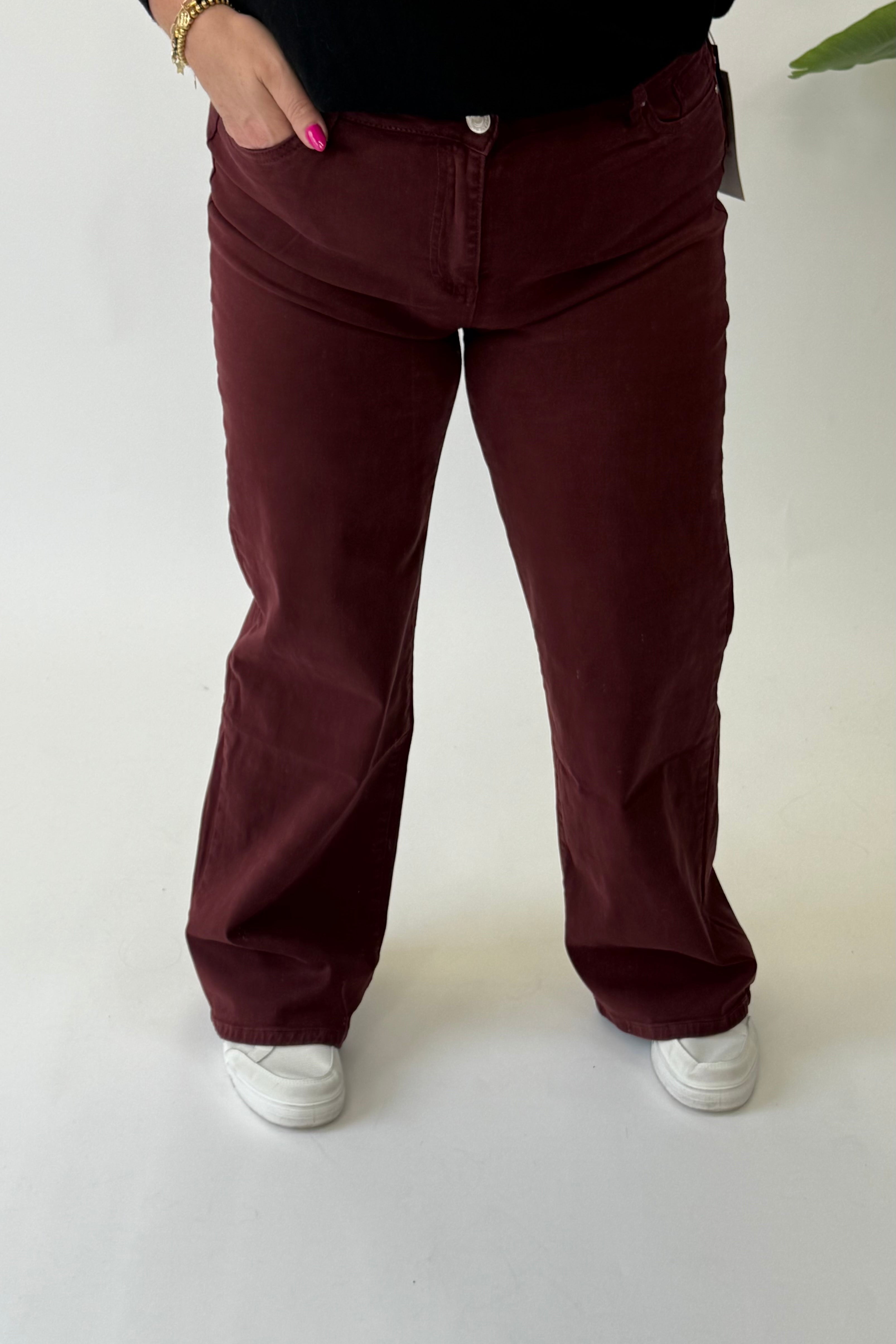 MOM WIDE LEG JEANS MERK GOODIES DJ2456 (40 bis 48) - GRAU