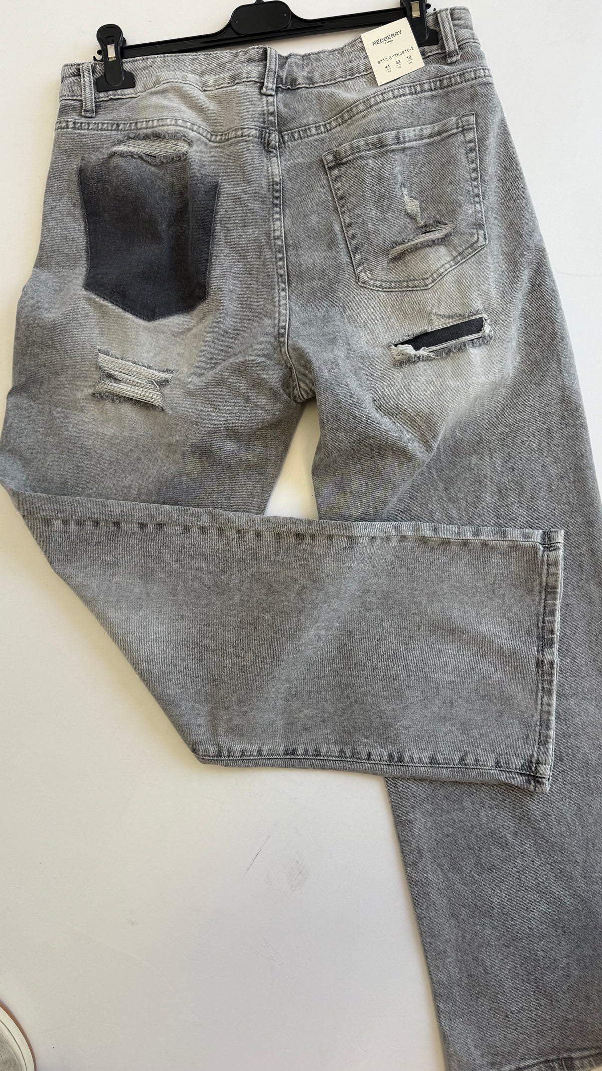 MOM WIDE LEG JEANS MERK GOODIES DJ2456 (40 bis 48) - GRAU