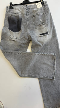 MOM WIDE LEG JEANS MERK GOODIES DJ2456 (40 bis 48) - GRAU