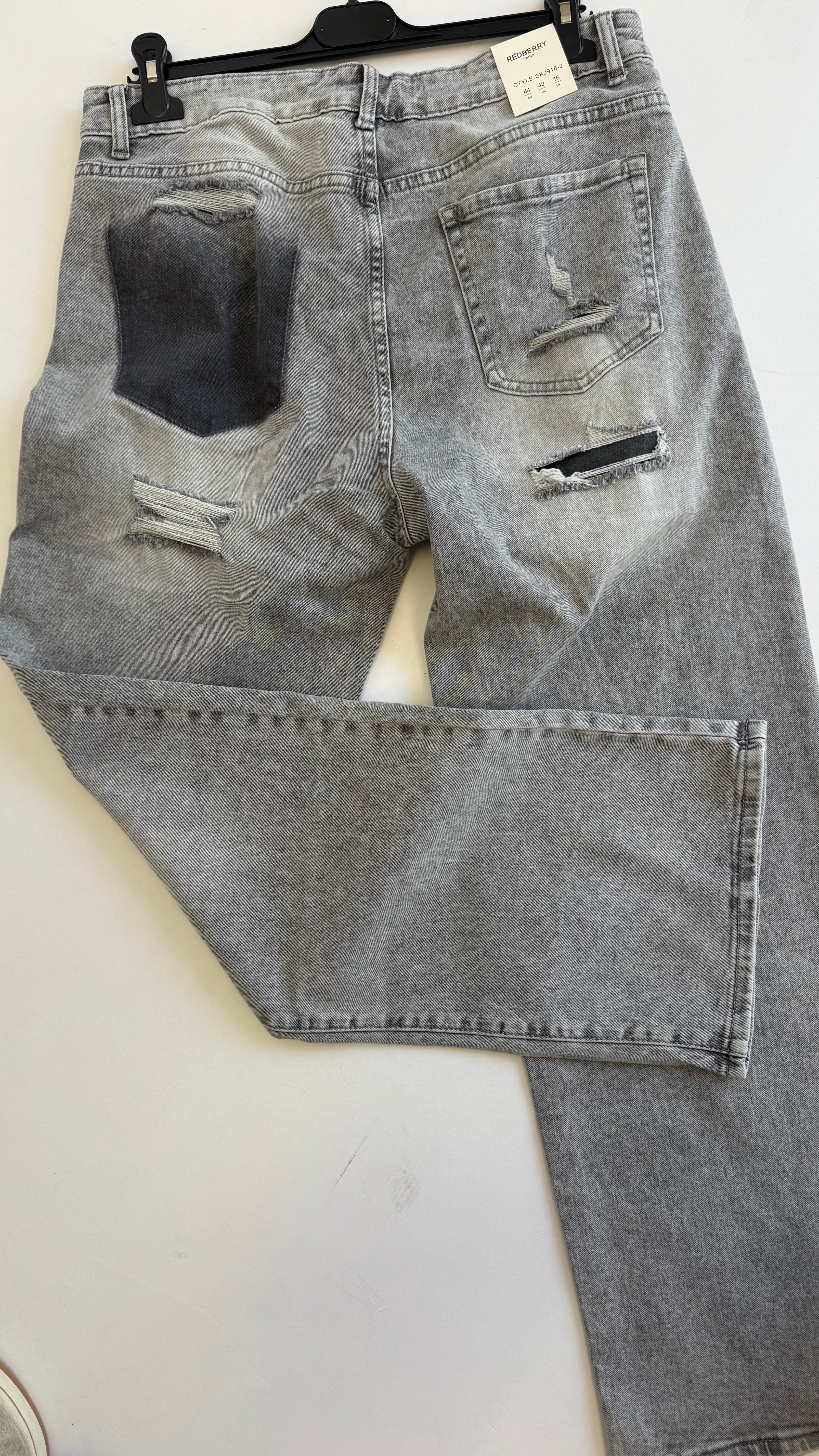 REDBERRY RIPPE JEANS - SKJ916-2
