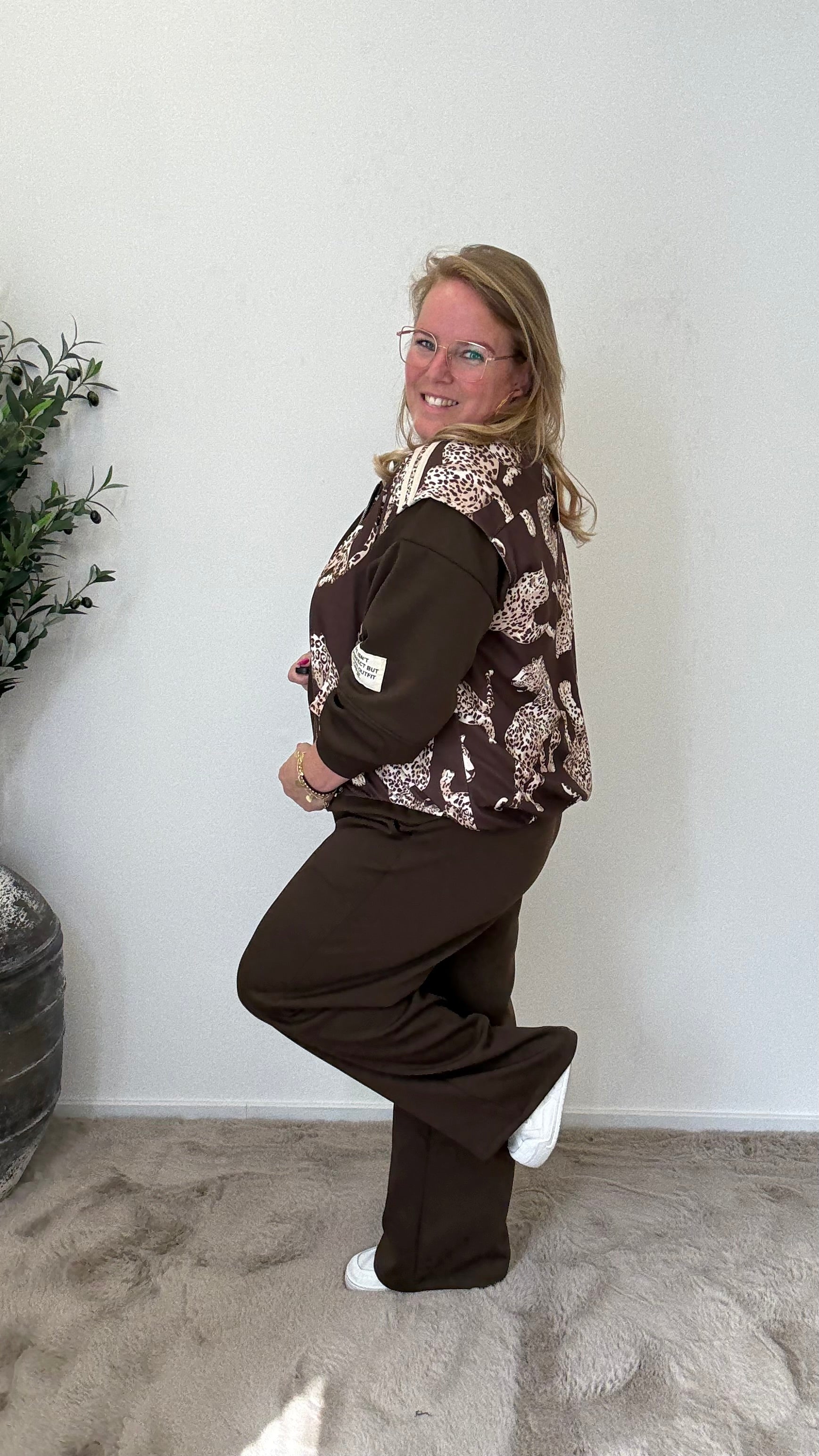 LEOPARD GILET - 1684