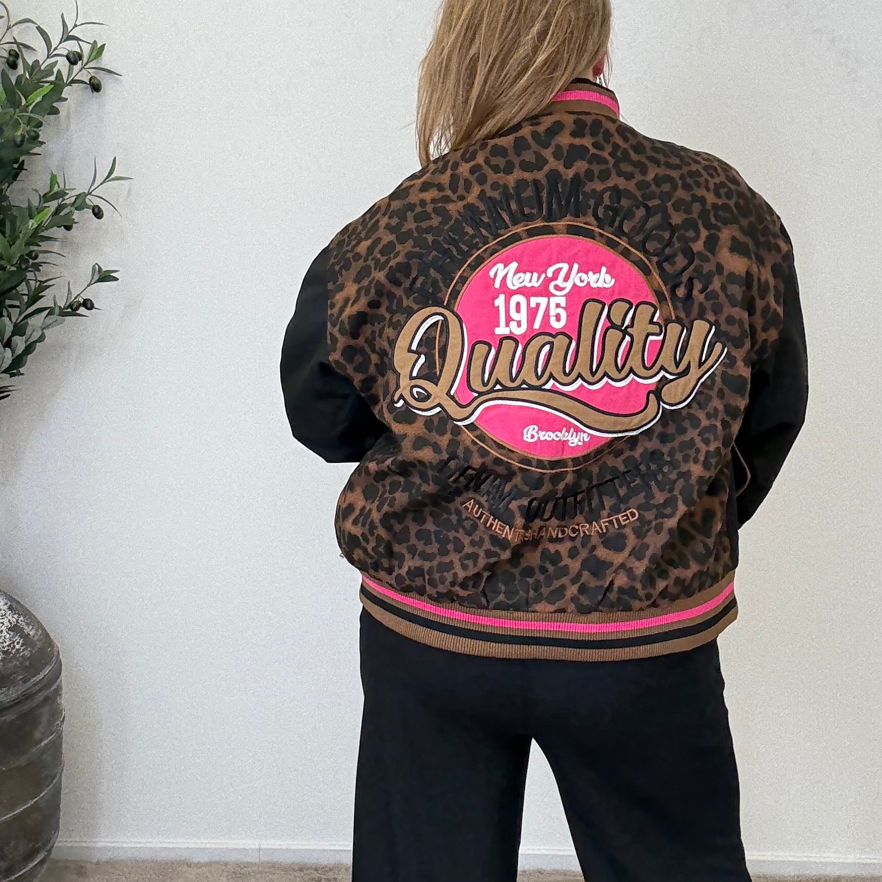 BO DENIM WESTE (38 BIS 50) - SCHWARZ