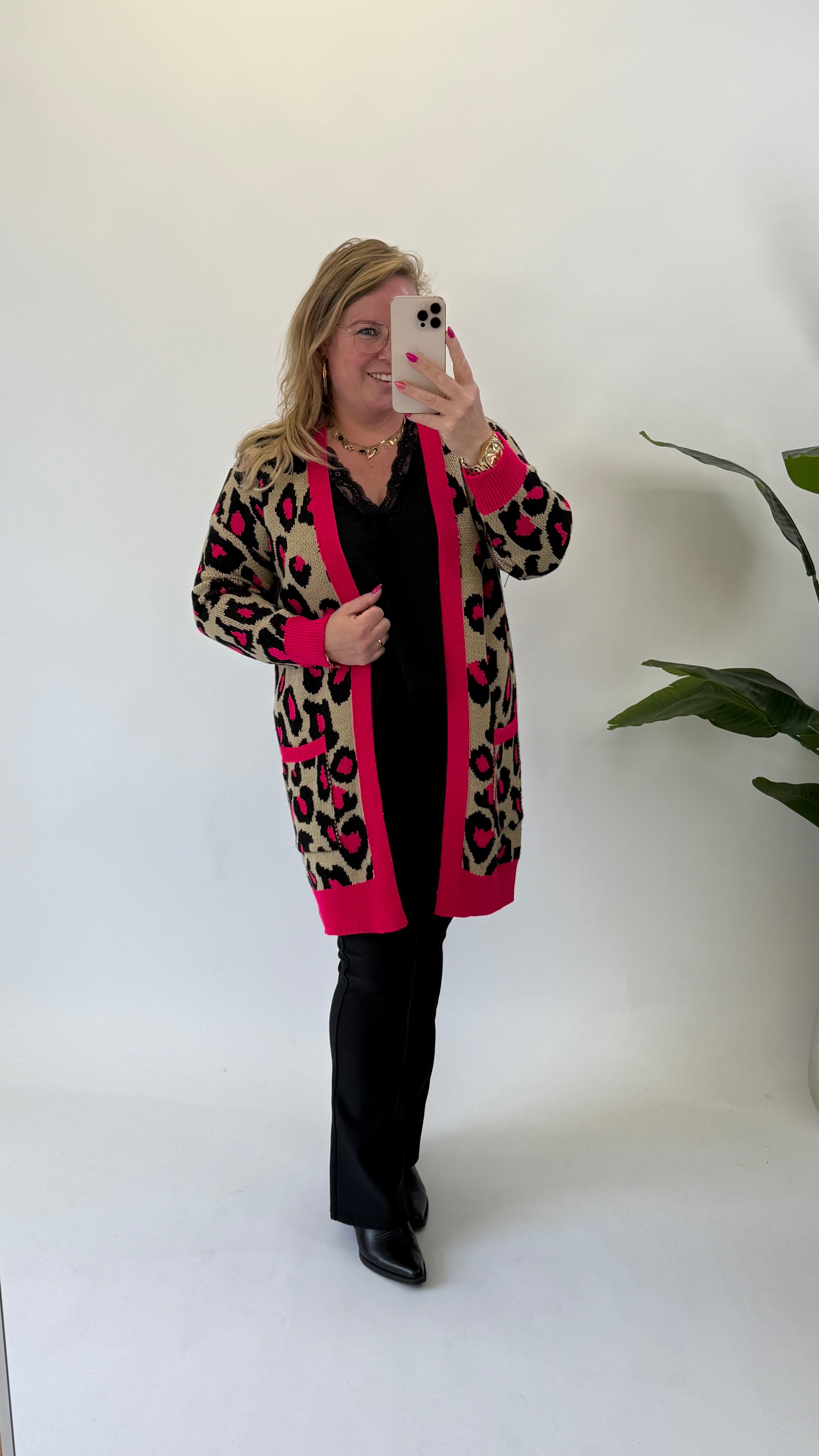 LEOPARD COLOR VEST - 1689