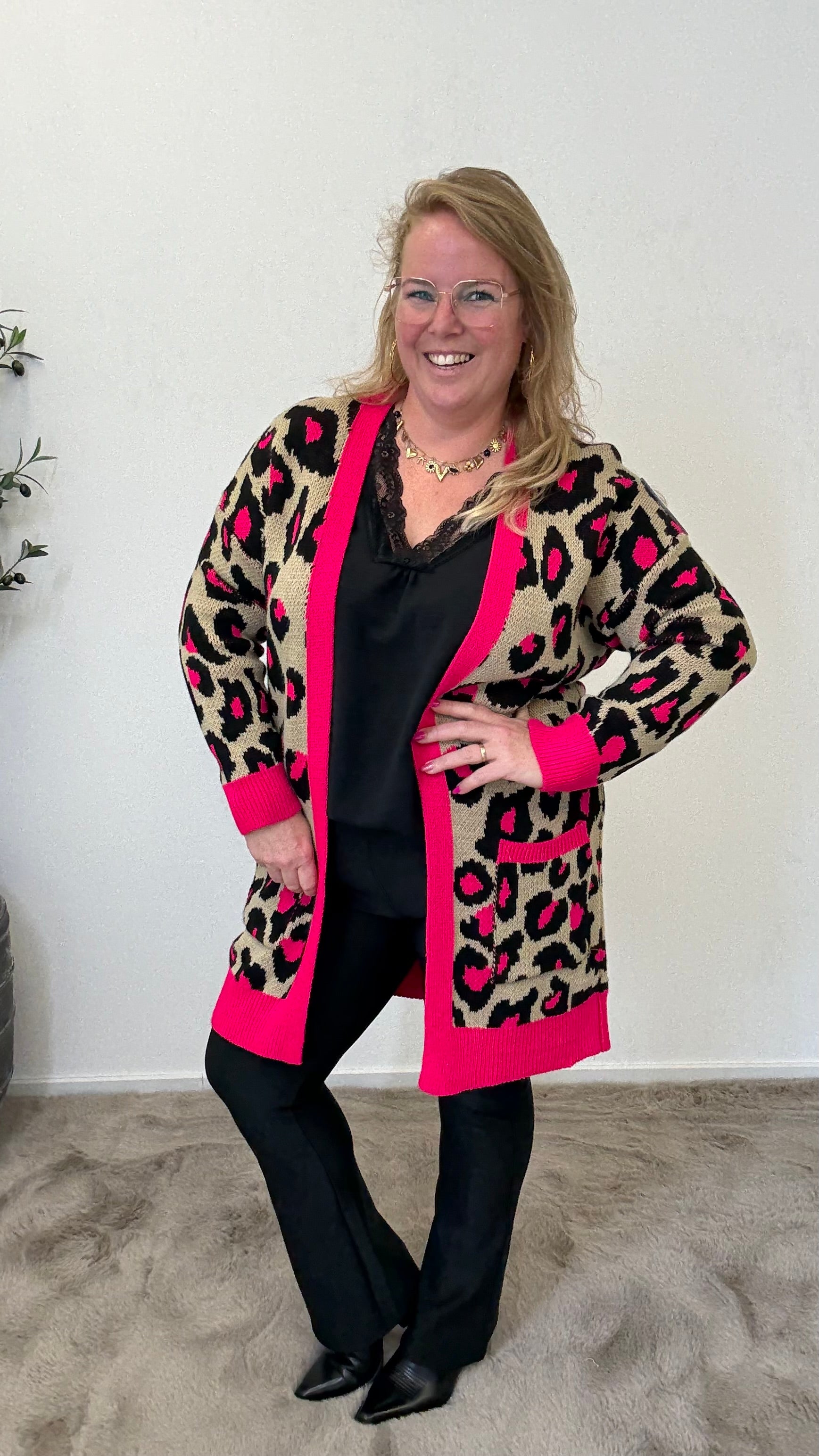 LEOPARD COLOR VEST - 1689