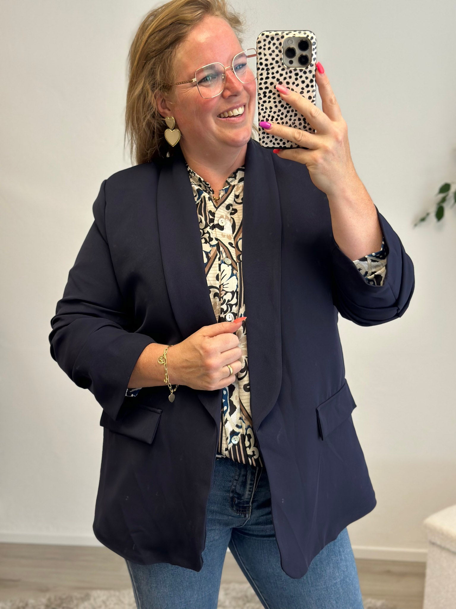 LINNIES CLAIRE BLAZER MARINE