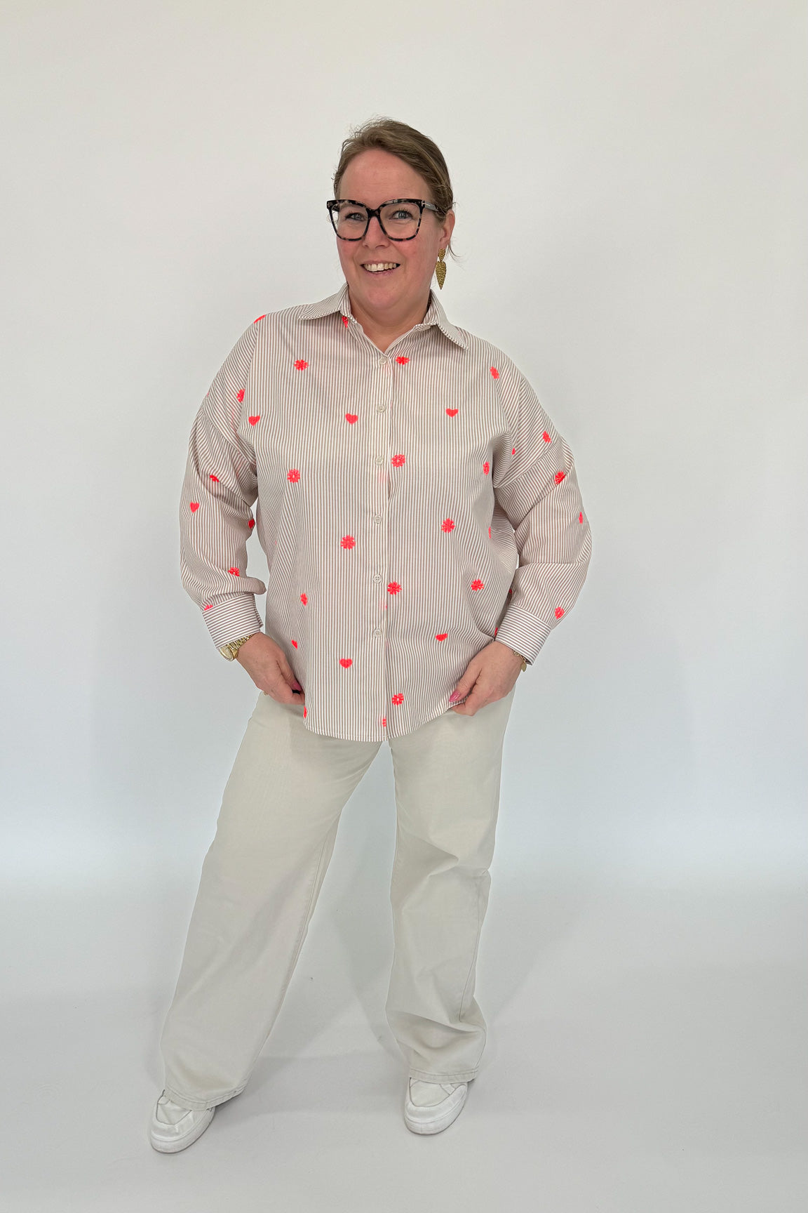 FLOWER HART BLOUSE - 1955