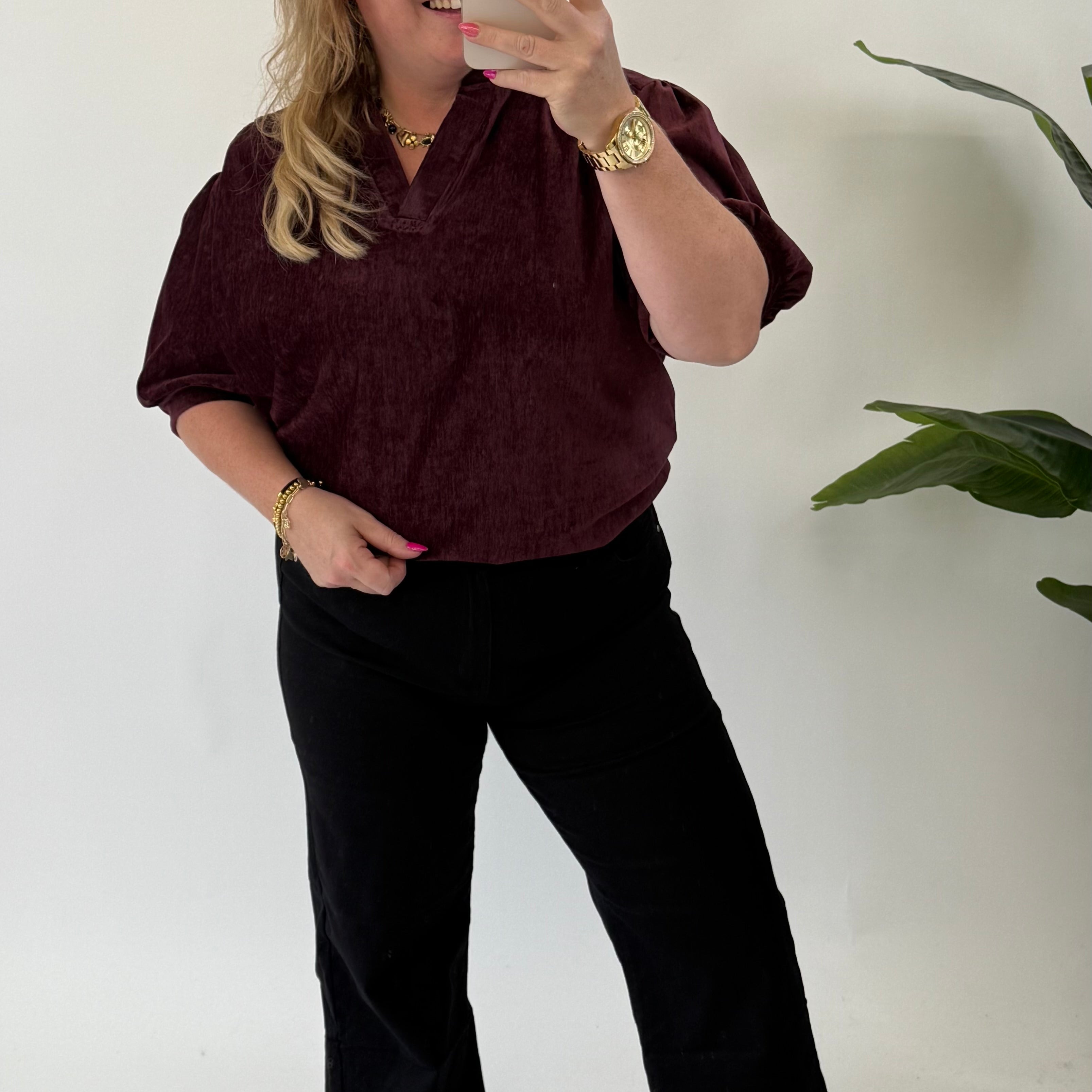 GOODIES JEANS WIDE LEG ZWART - DJ2498-1