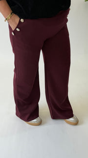 JOGGER WIDE LEGG FLOWER KNOOP - 1707
